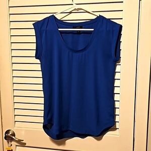 Royal blue blouse